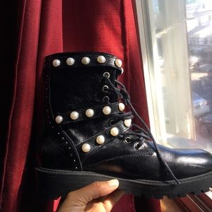 Zara Pearl Boots *SALE*